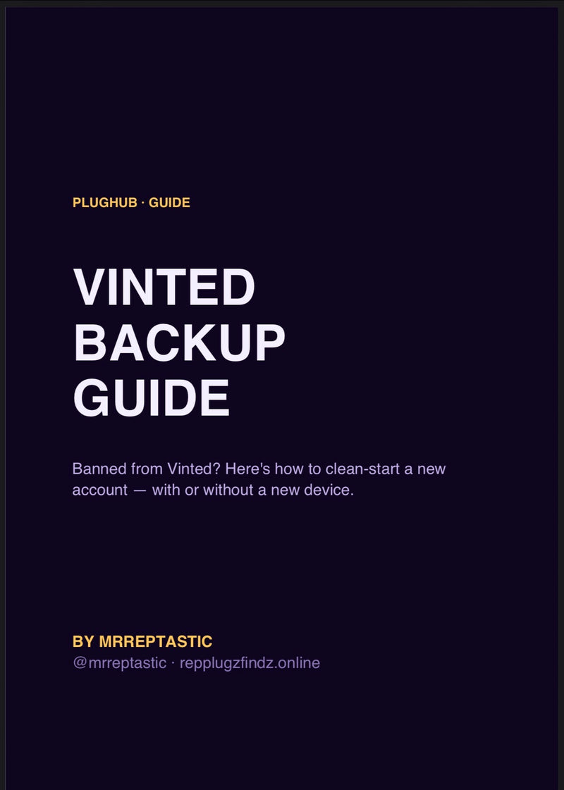 VINTED BAN NEW ACCOUNT GUIDE